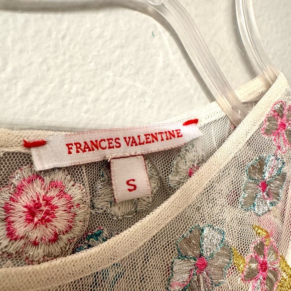 Frances Valentine Floral Embroidered Dress. S. Perfect condition - Picture 6 of 6